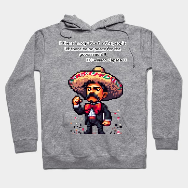 Emiliano Zapata: Champion of Justice Tee Hoodie by PixelArtly